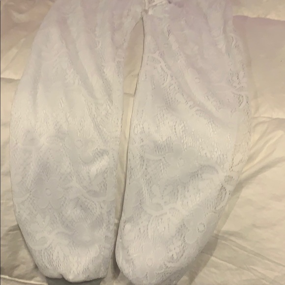 White lace joggers - Picture 2 of 2